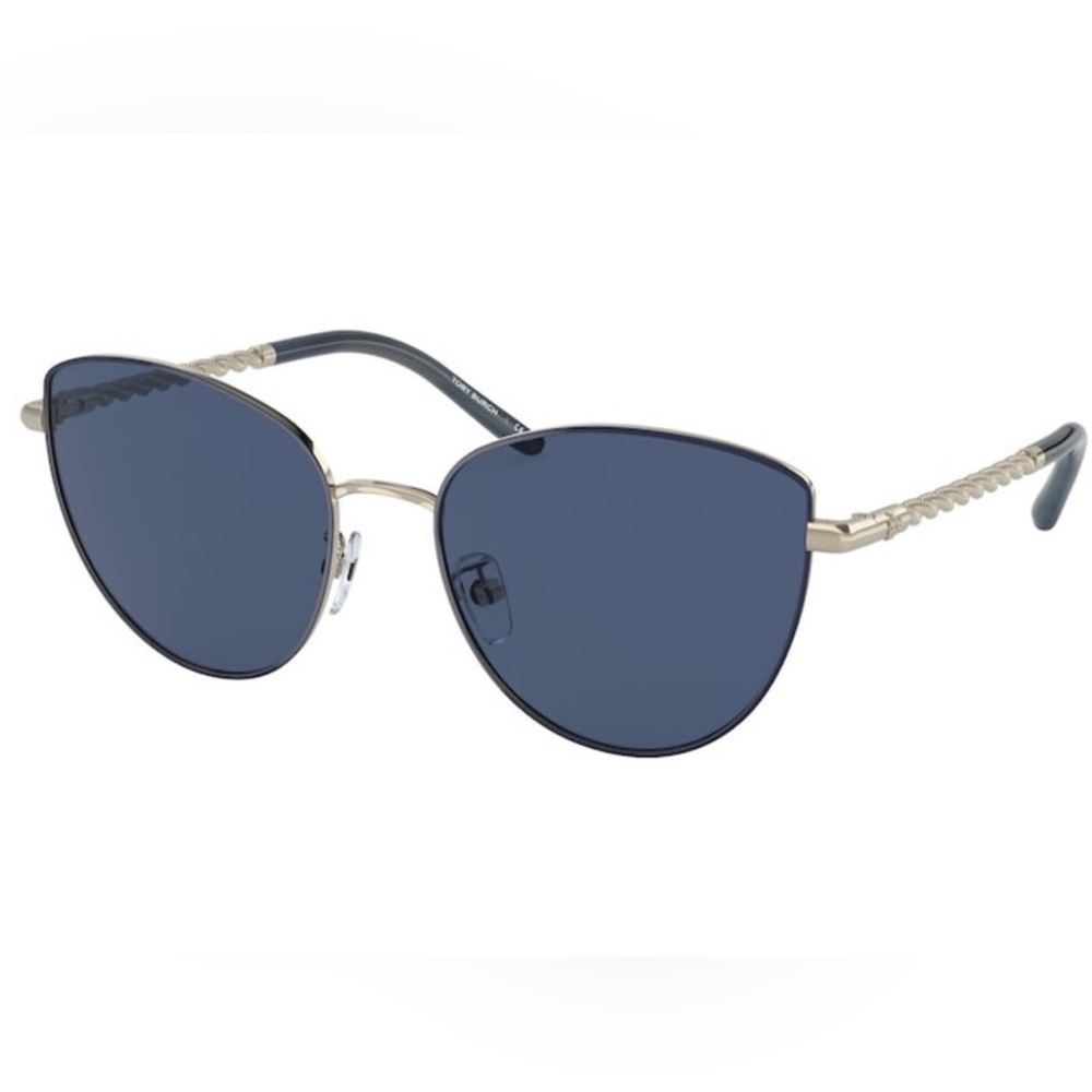 Tory Burch Navy Cat Eye Sunglasses